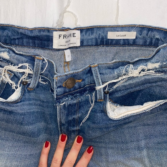 Frame Jean Shorts - Picture 2 of 4